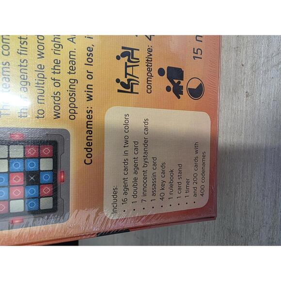 ** NEW IN PACKAGE**Codenames Board Game by Vlaada Chvátil - 2016 Edition - Picture 3 of 5